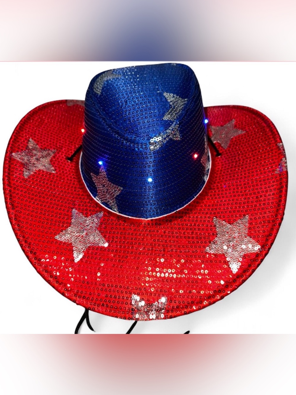 America Cowboy Light Up Hat